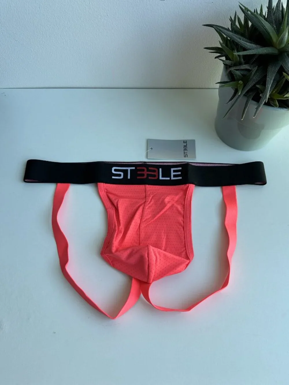 ST33LE - Low Rise Jockstrap - Neon pink (M)